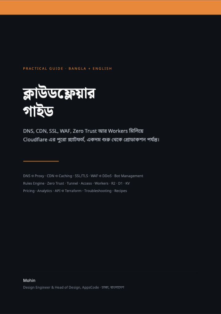 Cover of Cloudflare বাংলা গাইড